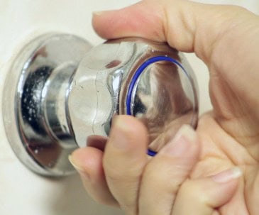 No water coming out of shower