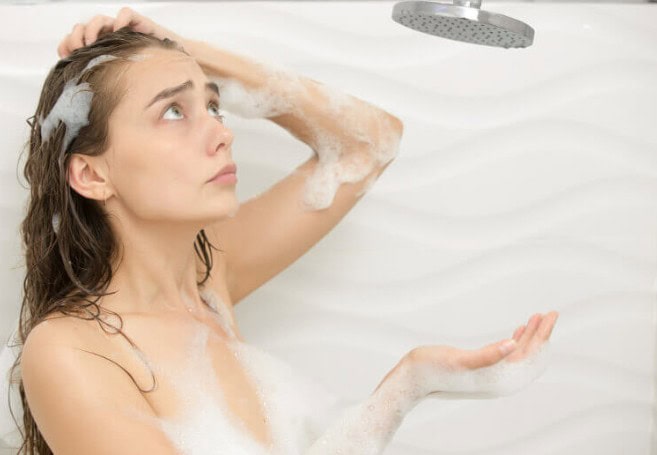 No hot water in shower but sinks are fine