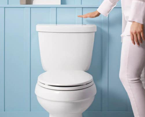 Kohler touchless toilet not working