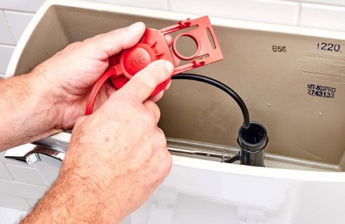 How do I stop my new flapper from leaking