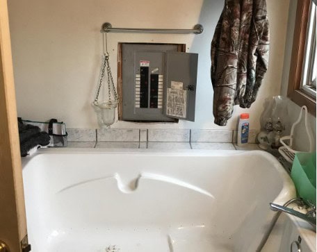 Electrical panel location rules