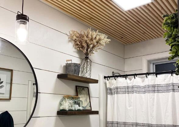 Best material for ceiling above shower