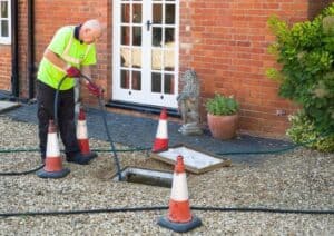 Toilet Paper Coming Out of Outside Drain