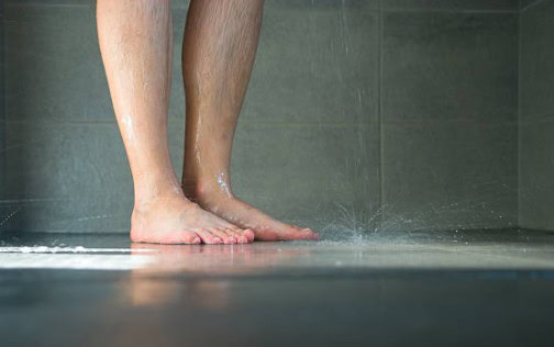 Why is my bathroom floor soaking wet?