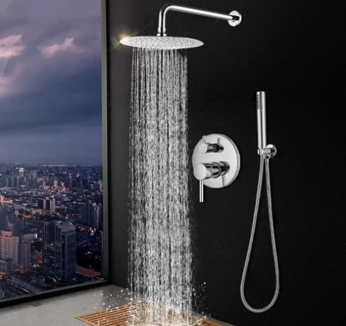 How to fix a leaky shower faucet with two handles