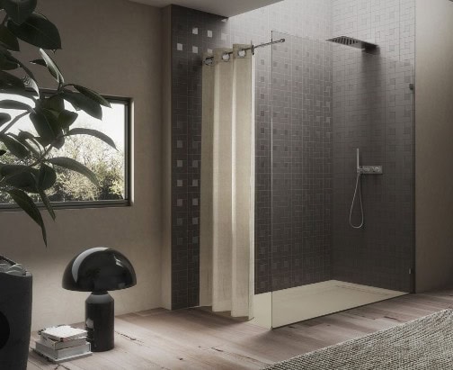 Extra long shower curtains for walk-i