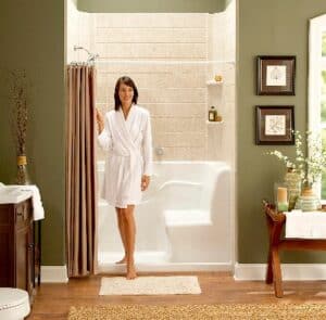 Walk In Shower With Curtain Instead Of Door